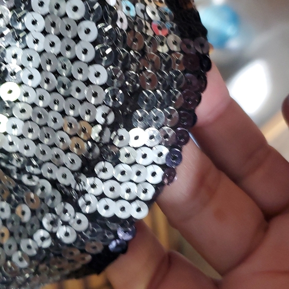 Debbie Shuchat lined sequin top - Picture 6 of 10